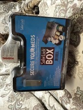 New Sealed Safer Lock Box   Secure Your Meds W/ Combination 4 Digit Locking Cap