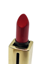 Guerlain Rouge Automatique 121 Red Lipstick Gold Case NOS