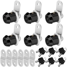 Cam Locks RV Storage Keyed Alike, 5/8" Fits 3/8" Max Door Thickness, Compartm...