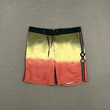 Hurley Phantom Board Shorts Mens Size 30 Multicolor Ombre Jamaica Lion Surf Dad