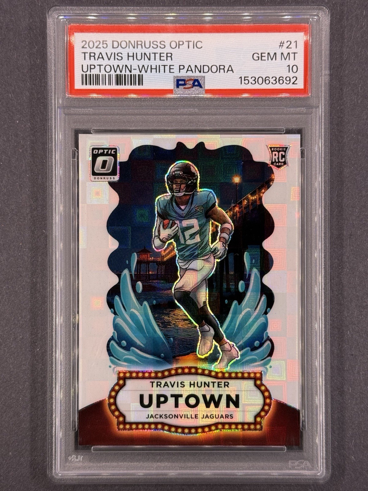 Travis Hunter Panini Donruss Optic Uptown #21 White Pandora