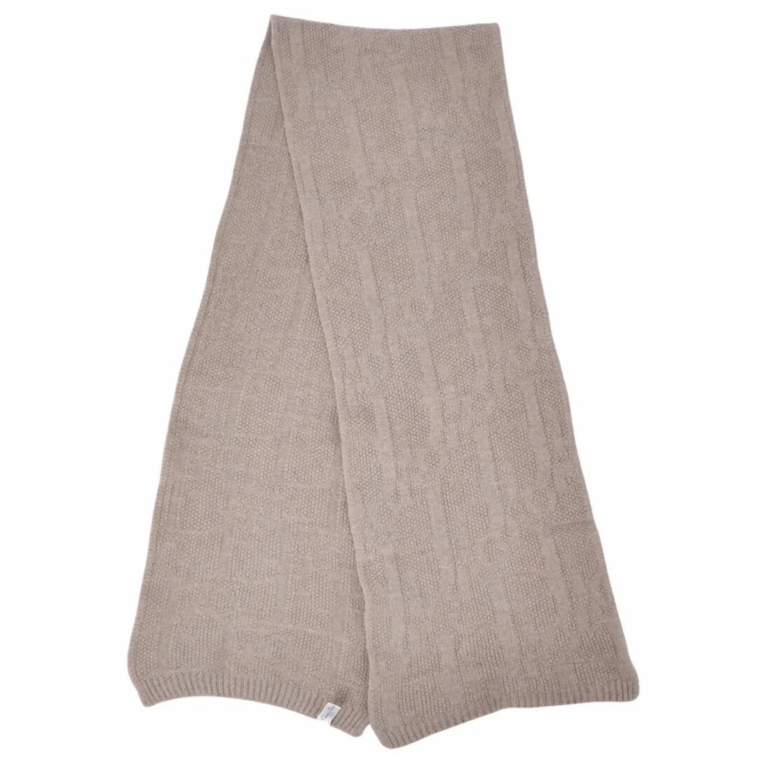 Christian Dior écharpe tricot laine femme gris occasion MOLO 0