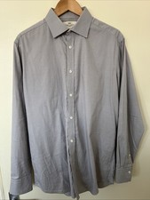 Hawes & Curtis London Men's Shirt Size Large (16.5/36), Slim Fit