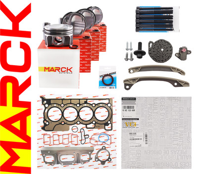 Dacia Renault 1.2 Tce H5F408 H5F410 Reparatursatz 130C12345R Kolben 120A12479R