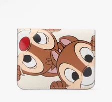 Disney x Kate Spade New York Chip & Dale Small Bifold Wallet KL903 NWT Meringue