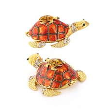 Tortue mignonne pour la décoration de la maison (Orange)