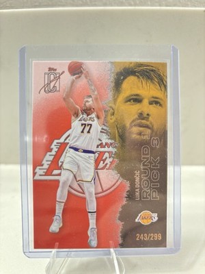 Topps 2026 Signature Class Luka Dončić Round Pick #83 Lakers /299