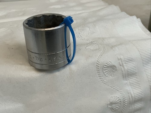 S-K WAYNE SK, 45128, 7/8in. 3/8 Drive 12pt SAE Socket, USA Blue Tag - Picture 4 of 6