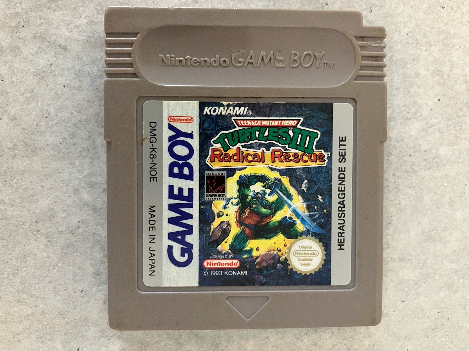 Teenage Mutant Hero Turtles 3 III Radical Rescue -NOE - Nintendo Game Boy