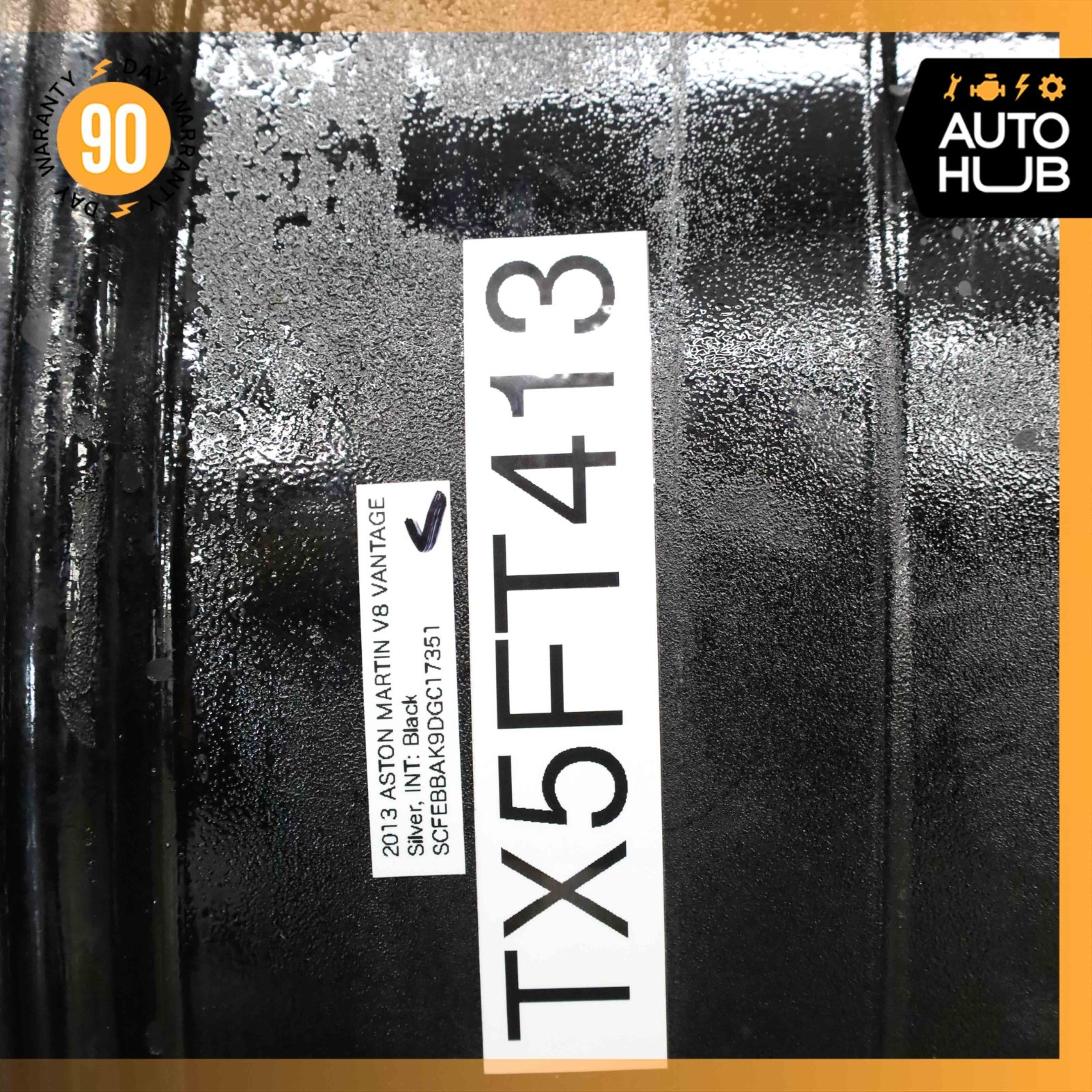 13-16 Aston Martin V8 Vantage 10 x 19 19" Rear Wheel Rim BG331007KA OEM