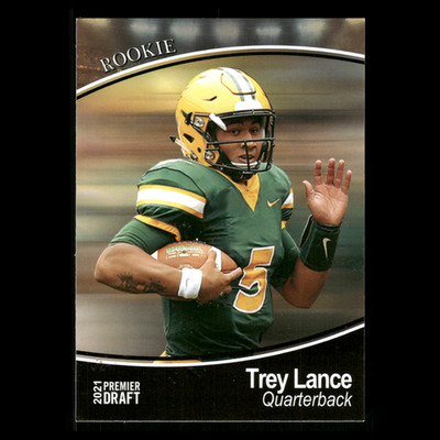 Trey Lance Rookie #5 2021 SAGE Premier Draft North Dakota State Bison Football