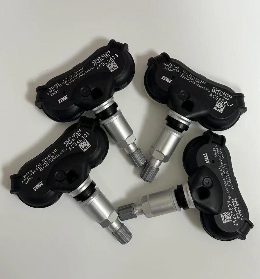 4PCS Genuine 42607-0C070 TPMS Tire Pressure Sensors For Toyota Sienna Tundra NEW Foto 4 de 4