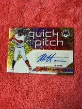 2021 Panini Mosaic - Quick Pitch Autographs Mickey Moniak #QPA-MM Gold Prizm /10