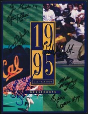 UC Cal Berkeley Bears Football 1995 Team Signed Yearbook Tony Gonzalez Auto RARE