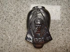 Frankoma Pottery Wall Vase 2000 FFCA Indian Embossed by Joniece Frank x2