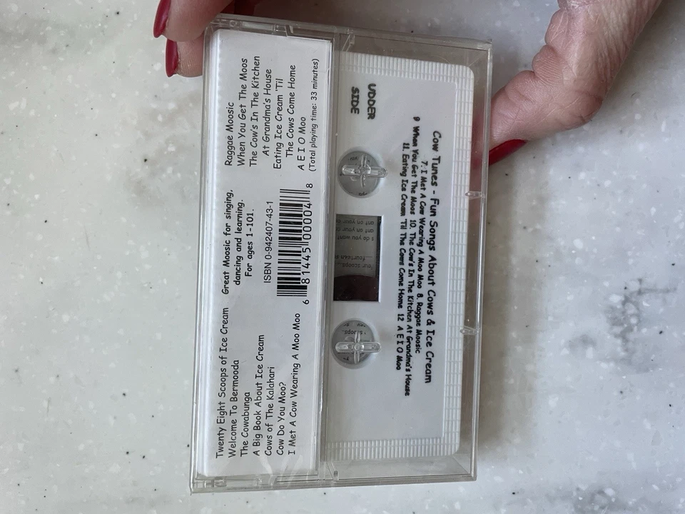 Brent Holmes - Cow Tunes for Kids Fun Songs about Cows & Ice Cream Cassette RARE - Image 2 of 4