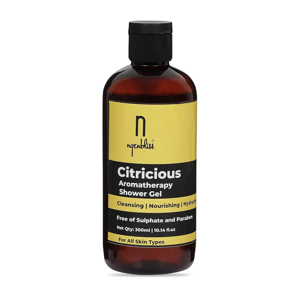 Ngenbliss Citricious Aromatherapy Shower Gel For All Skin Types 300ml - Image 3 of 4