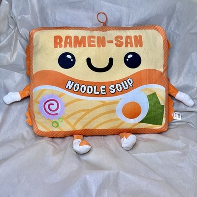 Fiesta Top Ramen-San Noodle Soup Ramen Noodles Plush Pillow Orange 15  C21485