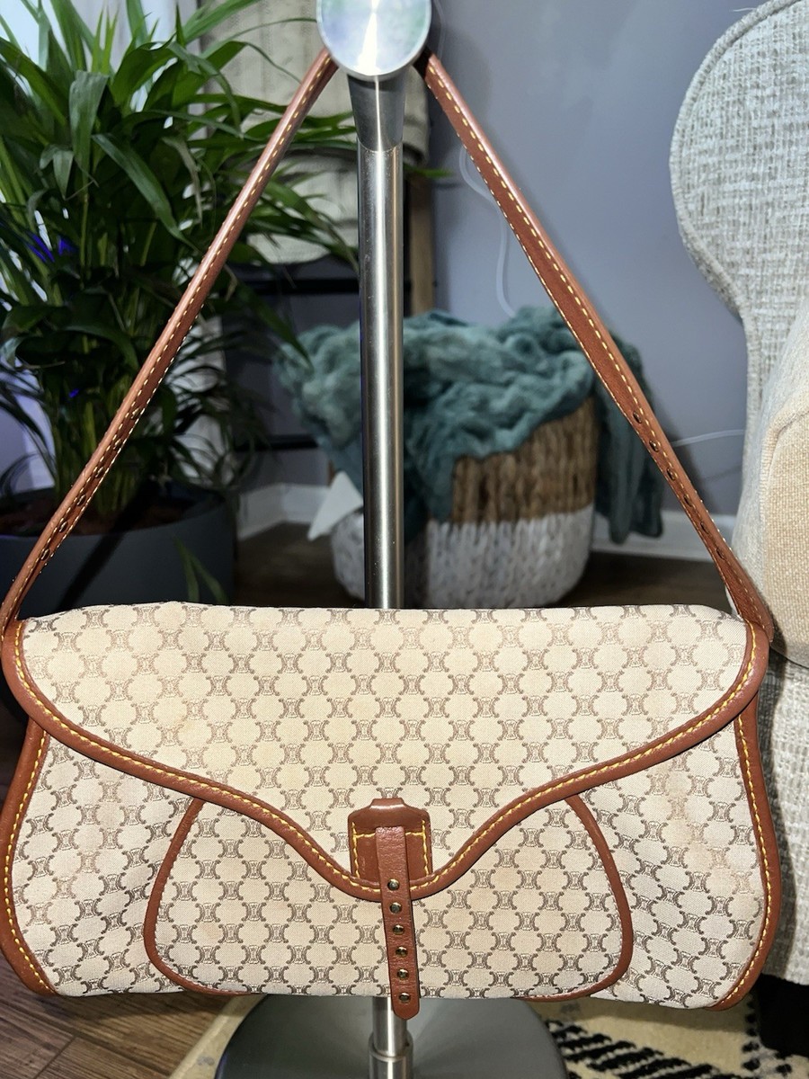 Celine Vintage Macadam Poulbot Shoulder Bag | eBay