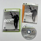 007 Quantum of Solace (Microsoft Xbox 360, 2008) Tested CIB Complete Video Game