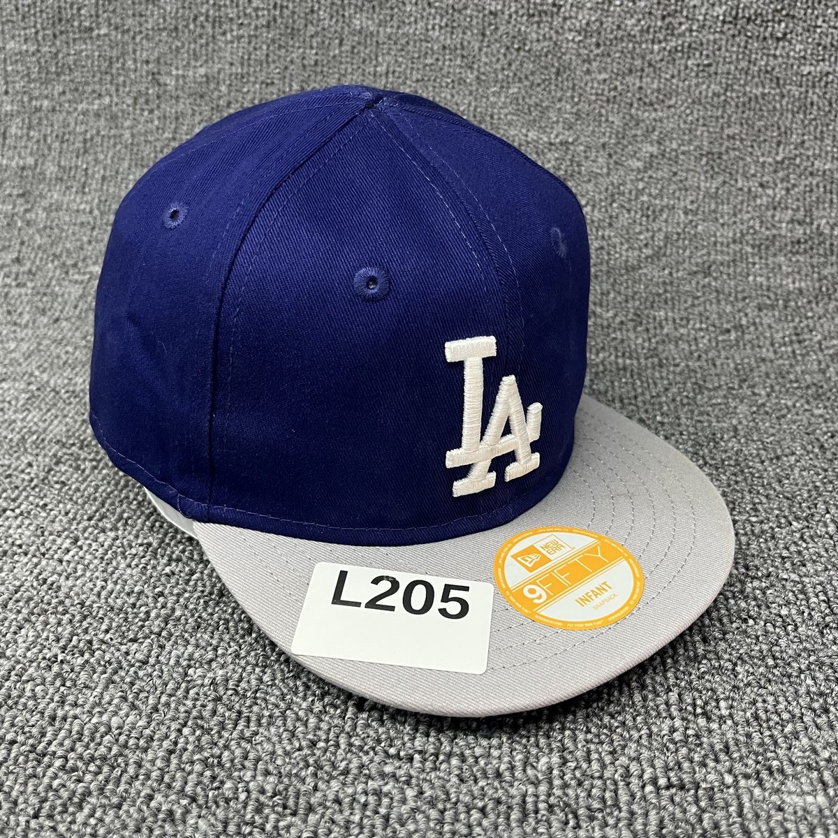 New Era Los Angeles Dodgers 9FIFTY Infant Snapback Hat Royal Blue Gray Brim Kids