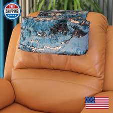 AmazeCov Non-Slip Recliner Head/Neck Pillow - Velvet Cover, Pearl Cotton