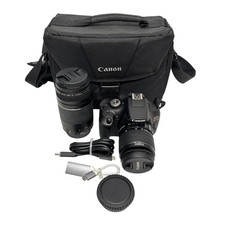 Canon EOS Rebel T7 DS126741 24.1MP Digital SLR Camera 75-300mm / 18-55mm Lens