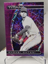 2021 Panini Chronicles - Titan Shohei Ohtani #6 Purple Velocity Prizm
