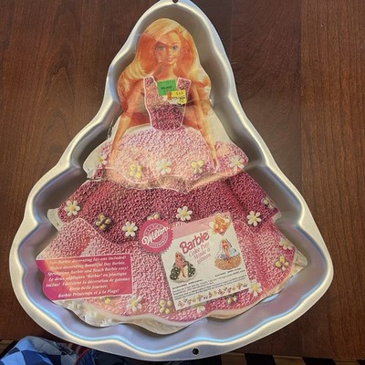 Wilton Beautiful Day Beach BARBIE Cake Pan w/Insert Instructions Body Maker