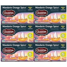 Celestial Seasonings Herbal Tea, Mandarin Orange Spice, Caffeine Free, 20 Tea