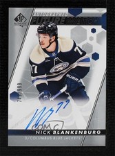 2022-23 SP Authentic Auto Future Watch 749/999 Nick Blankenburg #161 Auto 18n5