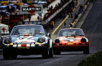 Claude Haldi Paul Keller Porsche Club Romand Porsche 911 S leads A- Old Photo 1