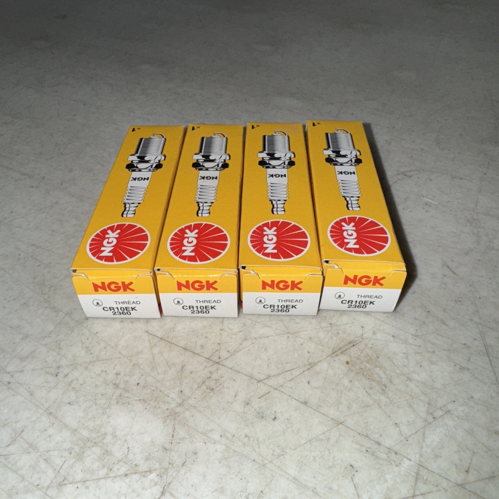 4 X NGK Copper Core Motorcycle / Bike Spark Plugs - CR10EK