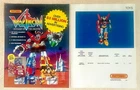 Vintage 1985 Matchbox Voltron SELL SHEETS - RARE!