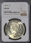 1926 PEACE DOLLAR NGC MS64 (G917)