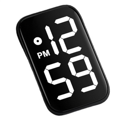 Wasserdichte leuchtende Autouhr, LED-Digitaluhr zum Aufkleben für das Armaturen