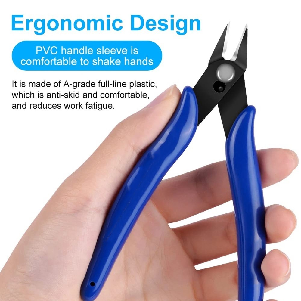 5PCS Plato Model 170 Flush Wire Cable Cutter Cutting Snips Pliers Side DIY Tool