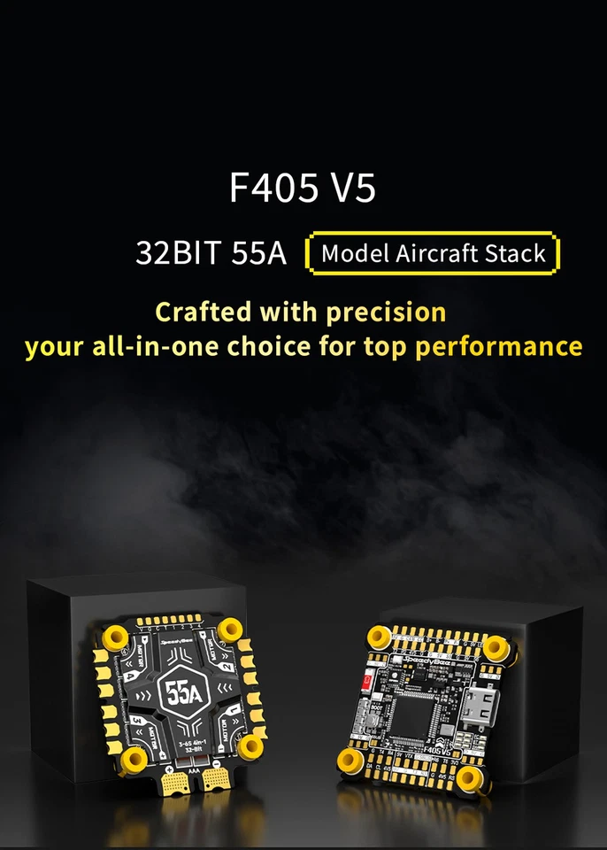 SpeedyBee F405 V5 Stack FC55A ESC 3-6S 30,5x30,5 mm per Betaflight INAV Ardupilot - Immagine 2 di 4