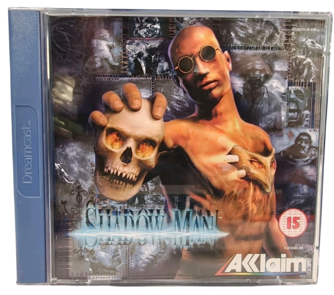 Shadowman (Sega Dreamcast Game) Akklaim complete  W/manual