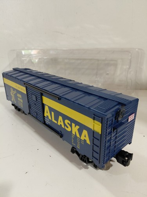 #ad Menards 279 2623 O Gauge Model Railroad Alaska At Your Service Boxcar w Box $25.00