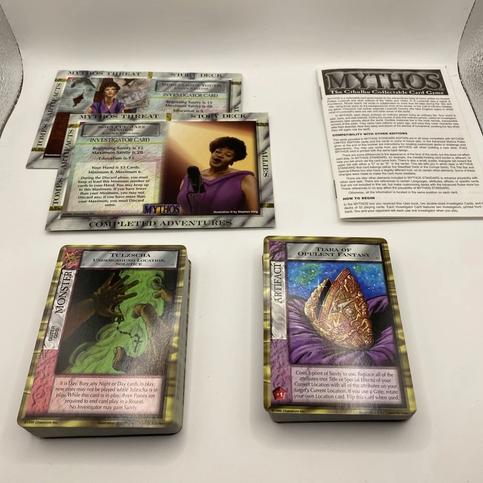 MYTHOS CCG Standard Unlimited Starter Set OPENED | Cards Unplayed - Image 3 of 3
