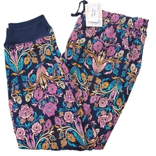 LuLaRoe 2XL  Jax Joggers Drawstring Pant  Multicolor Abstract Floral NEW! - NWT