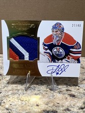 2012-13 Panini Dominion Peerless Patches Devan Dubnyk PATCH /40 Edmonton Oilers