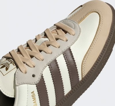 adidas Originals SAMBA Women's Shoes Off White / Earth Strata