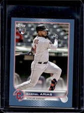 2022 Topps Mini Gabriel Arias Blue Rookie RC #10/10