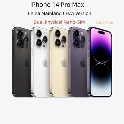 Apple iPhone 14 Pro Max 6.7'' Fully Unlocked CH/A China Version Dual SIM A16