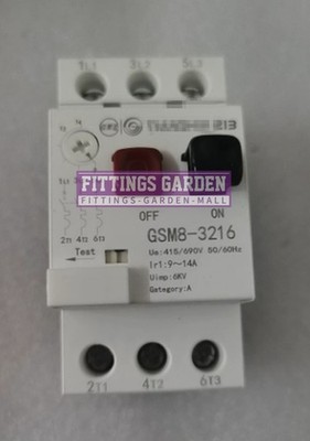 1PC NEW for Tianshui 213 Motor protection circuit breaker GSM8-3216 9-14A