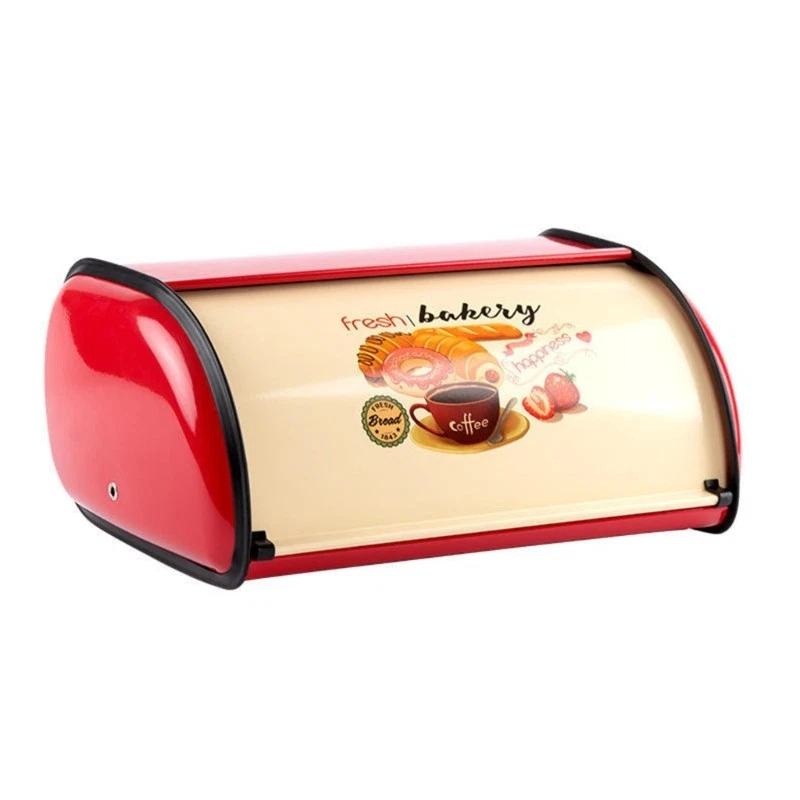 Bread Storage Container Rustproof Design Organiser with Lid Kitchen Tool