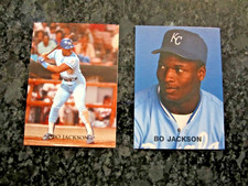 RARE 1987 Broder Action Superstars BO JACKSON  LOT OF (2) NM-MT NOT MANY PRINTED