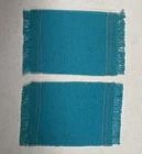 RARE BARBIE vintage pair (2) blue turquoise placemats Hostess Set #1034